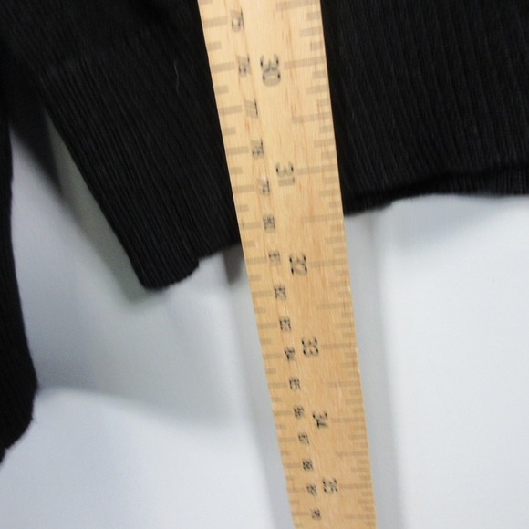 Collars & Co. Zip Up Cardigan Sweater Men XXL Black 100% Merino Wool Casual 494 - Picture 7 of 13